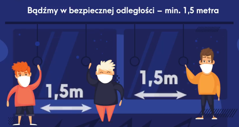 animacja gzm na temat bezpieczeństwa w pojazdach